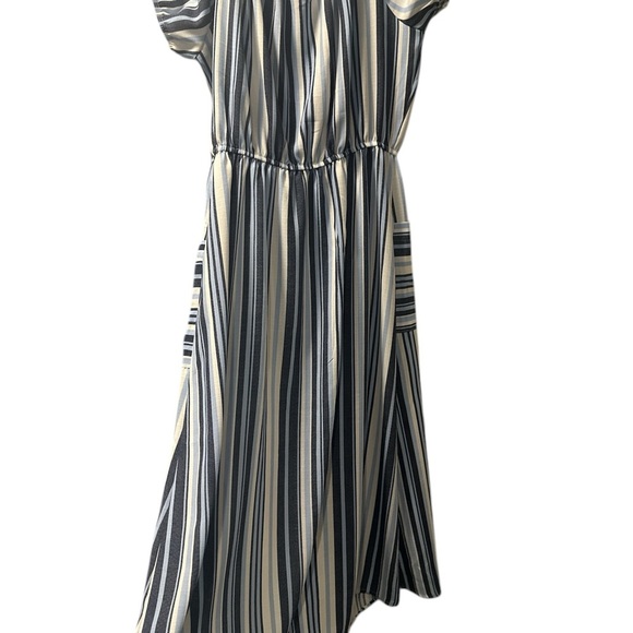 Naïf Striped Blue Dress~ Size M - Picture 3 of 4